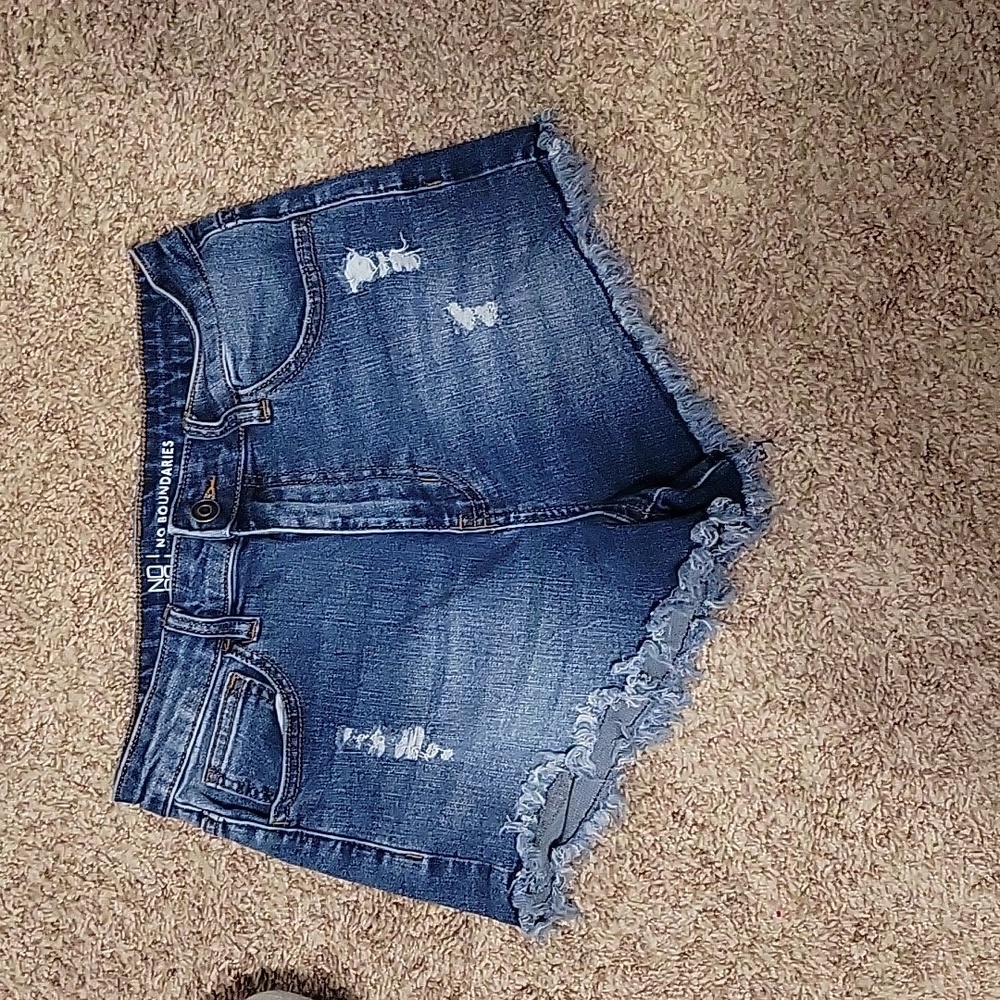 Denim shorts